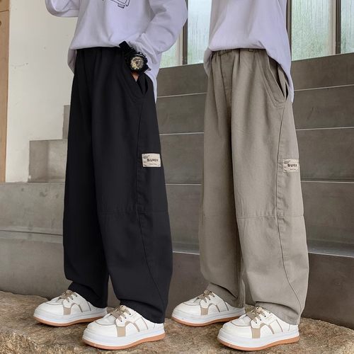 男童工装裤直筒儿童长裤春秋装