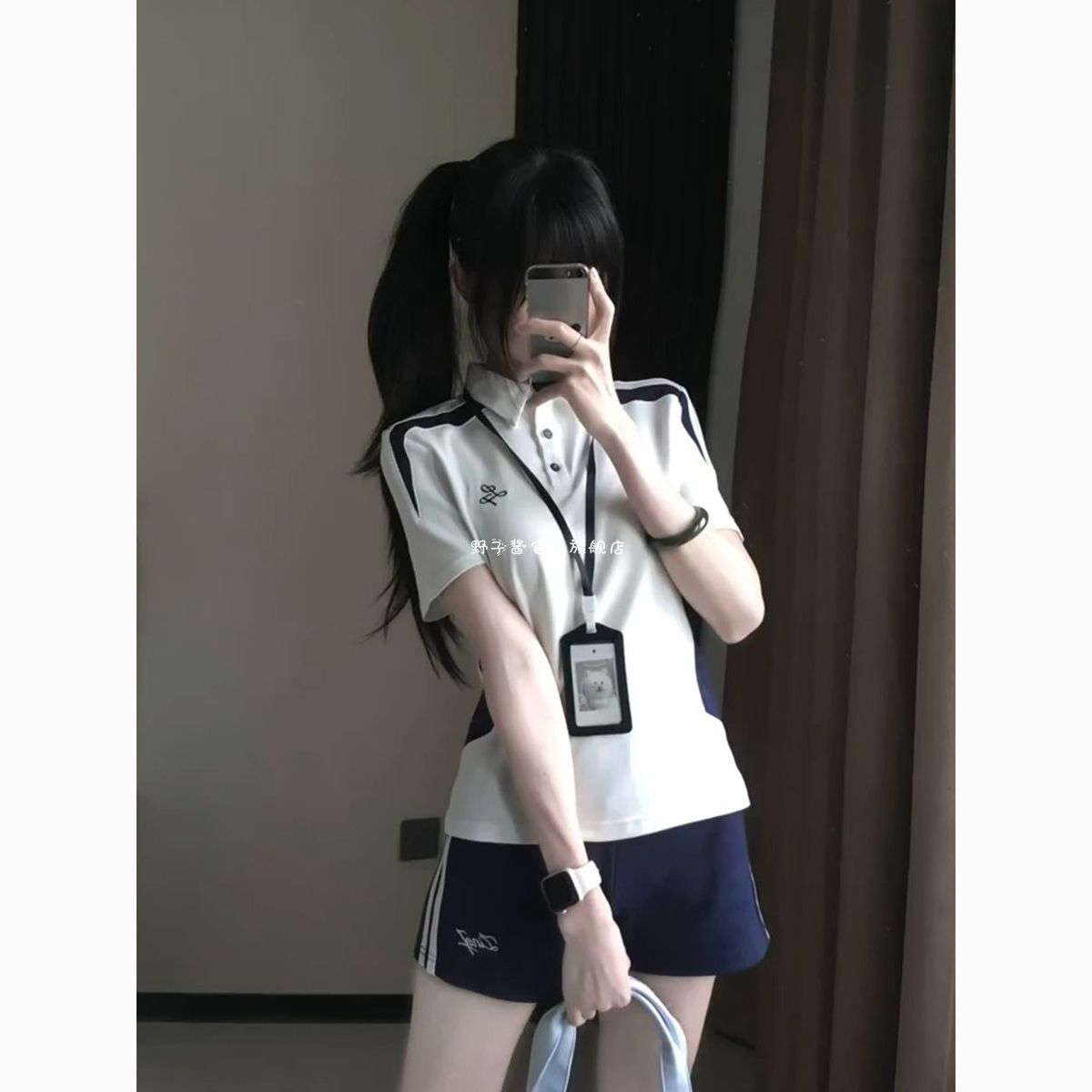 JK制服体操服原创套装夏季新品日系学院风刺绣运动短裤排球服上衣