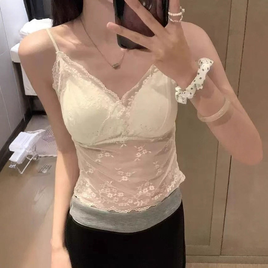 小海鸥纯欲美背抹胸上衣