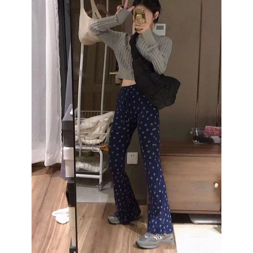 小海鸥秋冬高腰显瘦微喇叭裤