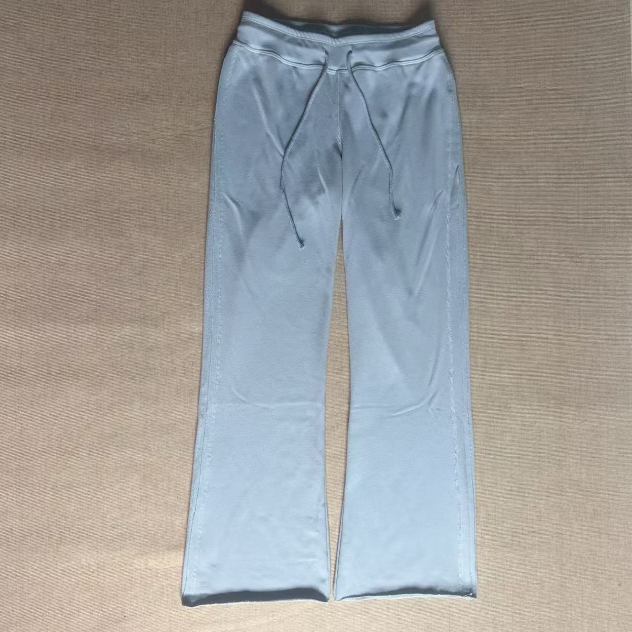 小海鸥秋冬低腰直筒毛边裤