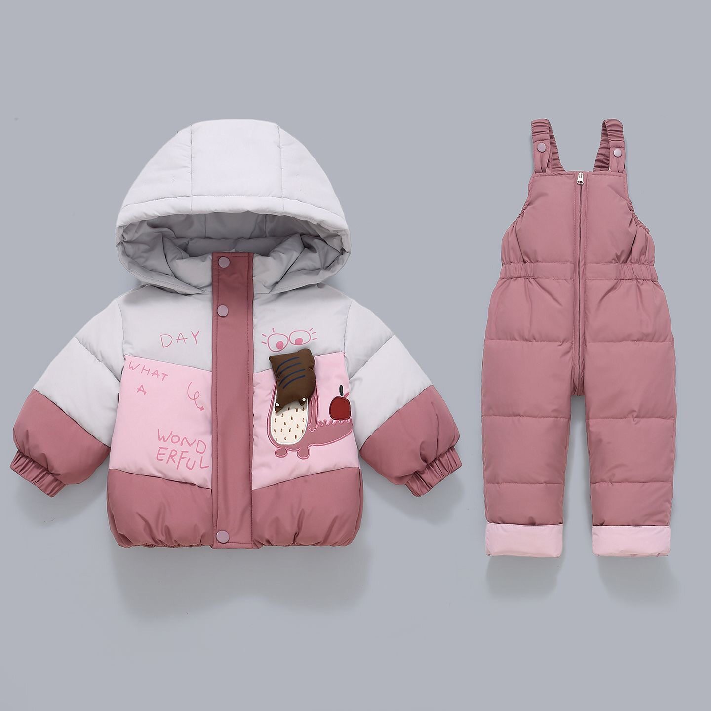 2026冬季跨境儿童羽绒服保暖羽绒服