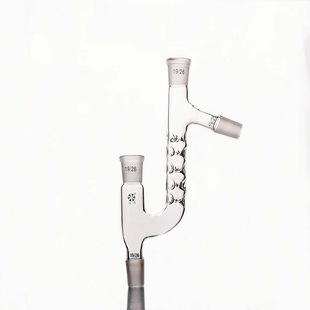 法培黑标 刺形分馏头 75° 克氏蒸馏头 具刺型玻璃管 75度分馏管