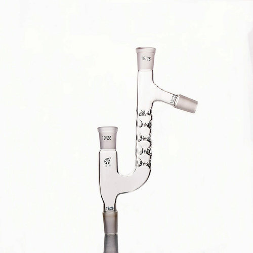 法培黑标 刺形分馏头 75° 克氏蒸馏头 具刺型玻璃管 75度分馏管