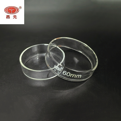 昌元 玻璃培养皿 直径60mm75mm90mm100mm 高硼硅玻璃 耐高温器皿