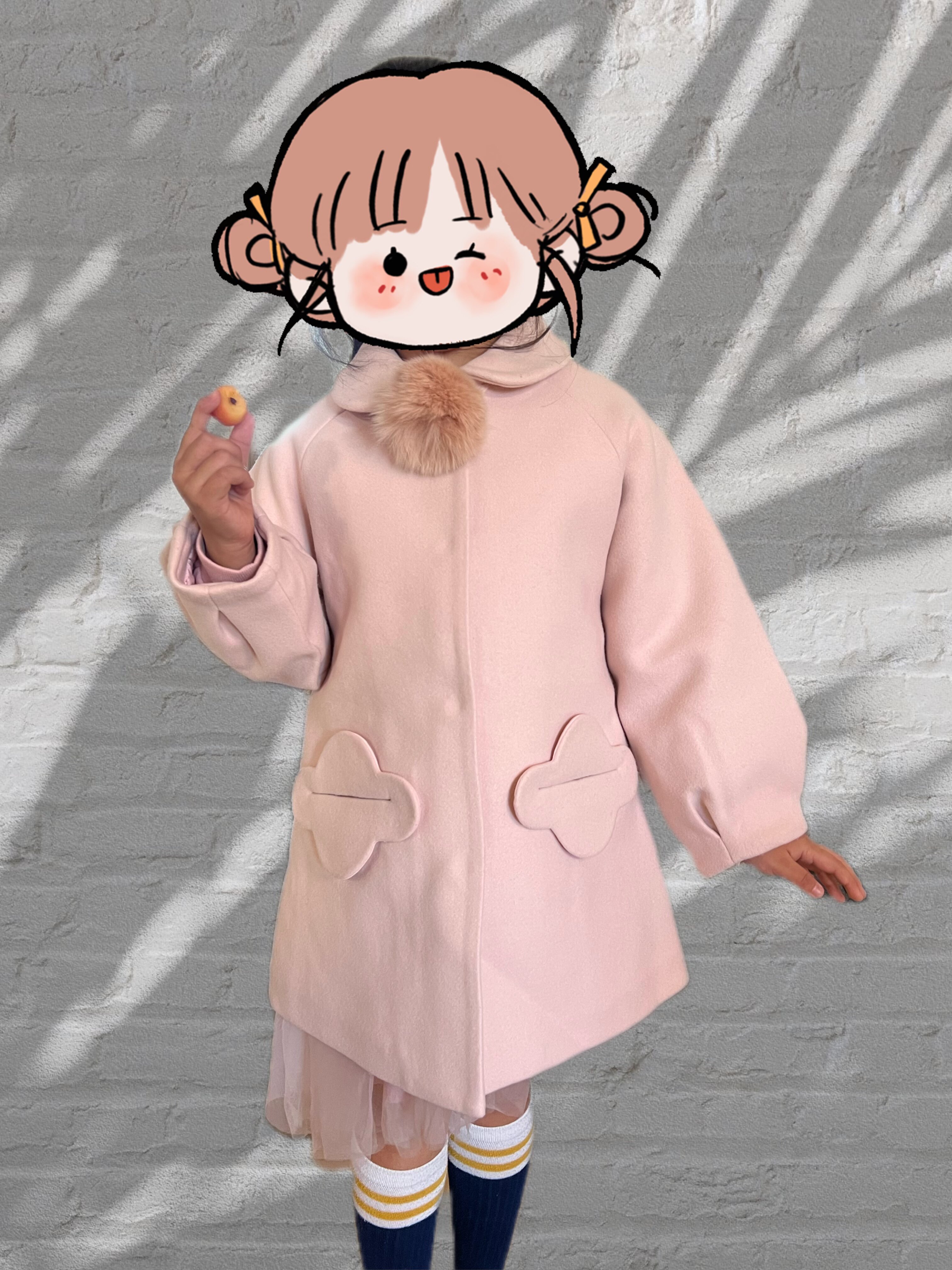 柜上599 呢子大衣女童 太超值