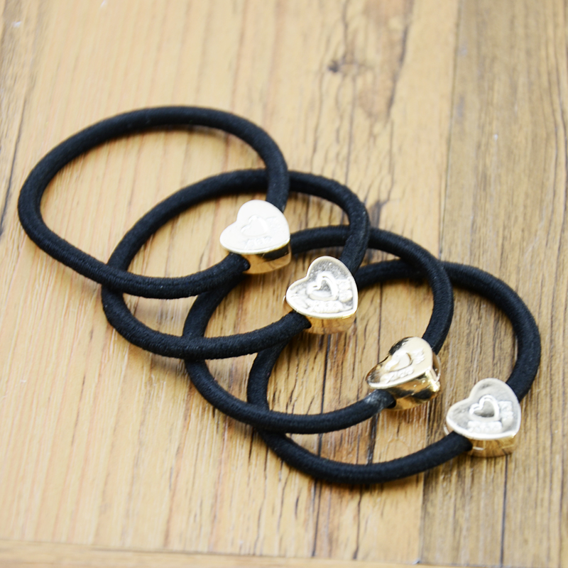 韩国爱心皮筋发绳发圈头绳发饰