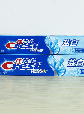 佳洁士盐白多效洁白清新牙膏90g