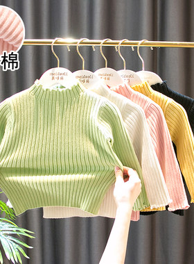 针织打底衫女童秋冬季