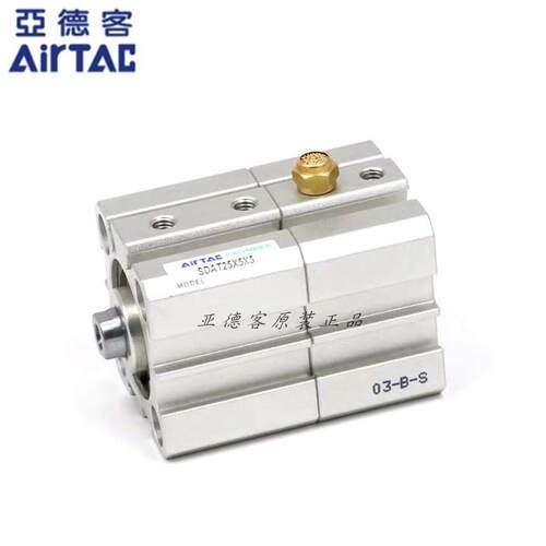 亚德客SDAT12 16 20 25 32 40 50 63 80 100X10X5S复动多位置气缸