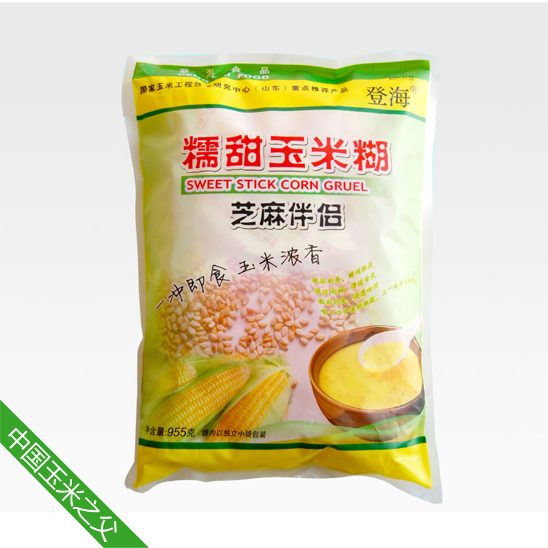 厂家直销登海正品糯甜玉米糊芝麻伴侣955克营养早餐粥冲饮品|msdalam kategori kopi/oatmeal/Dibancuh ke dalam teh, minuman, minuman lain - dari Buy2taobao.com untuk memberikan perkhidmatan ejen Taobao profesional membeli