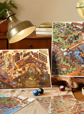 infeel me我的小屋十二弹造景贴纸微缩场景手工diy解压堆叠贴画