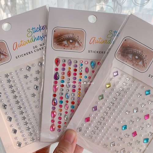 亮钻贴纸舞台化妆演出泪钻