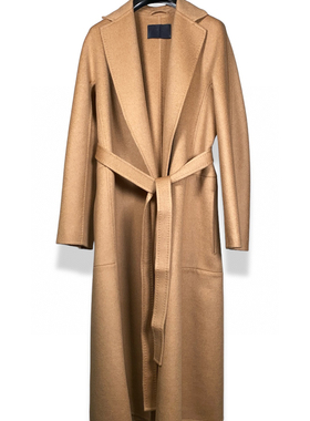 GIADA意大利代购迦达2024秋冬新款长款双面羊绒大衣