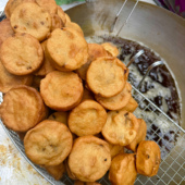 包邮 遵义凤冈农家纯手工油炸粑豆豆粑5个真空 小吃零食 贵州特产