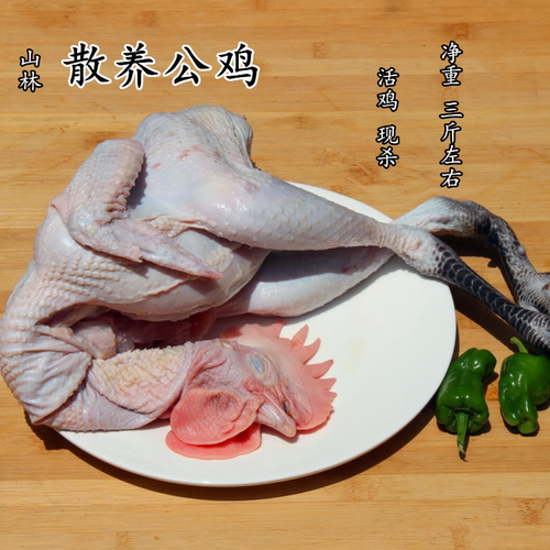 现杀青脚鸡整只青脚鸡