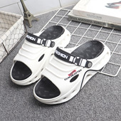 轻户外运动防滑耐磨踩屎感凉拖鞋 男夏季 外穿两用开车沙滩凉鞋 防水