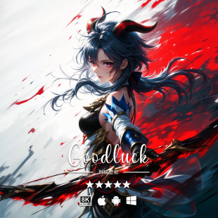 原神二次元 游戏动漫手机平板电脑桌面高清壁纸 甘雨 8K壁纸