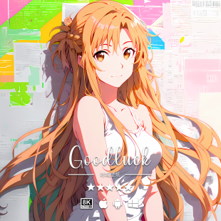 刀剑神域二次元 游戏动漫手机平板电脑高清壁纸 亚丝娜 8K壁纸