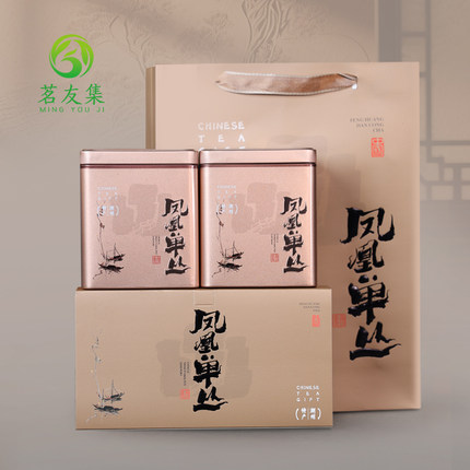 老树蜜兰香凤凰单枞茶潮州特产自己喝经典炭焙浓香型单丛茶礼盒装