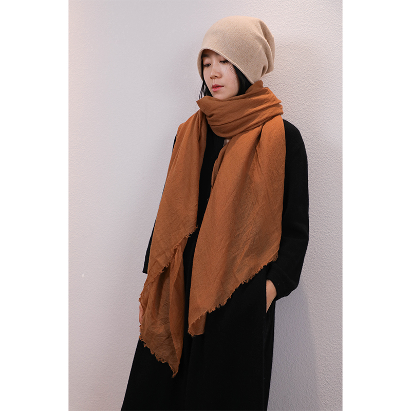 精纺200支羊绒戒指绒围巾披肩