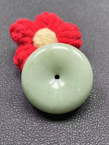 平安扣挂件蓝田玉送证书