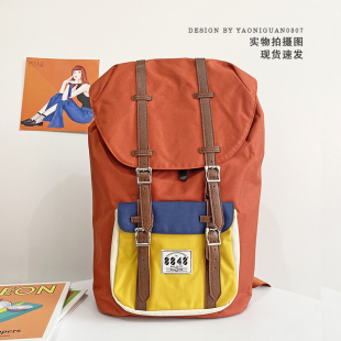 现货8848原创小众大款翻盖登山包 中性防泼水青年旅行徒步双肩书