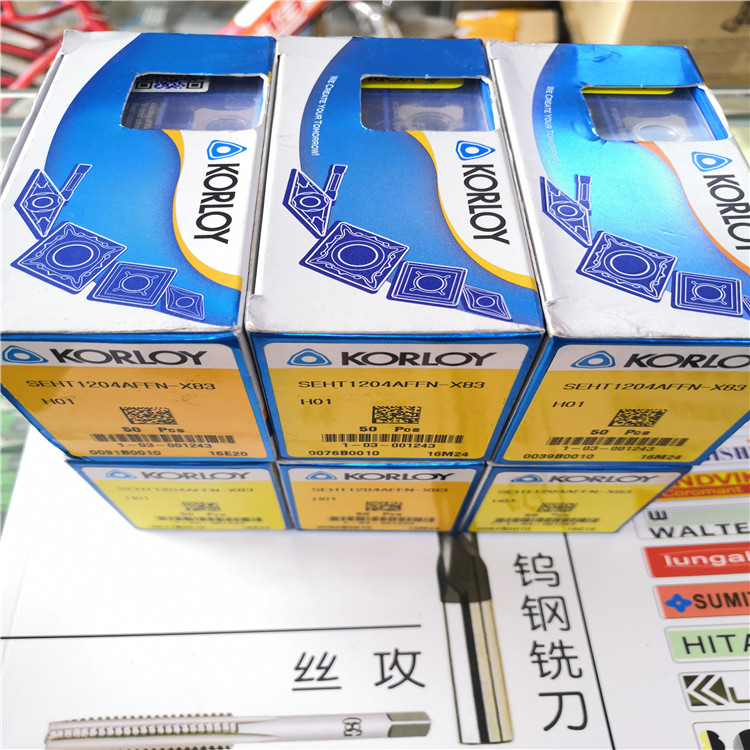 原装进口克洛伊SEHT1204AFFN-X83-H01数控铝用车刀片加工铝材料