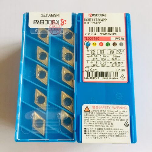 京瓷原装刀粒 DCMT11T304PP/11T304XP/ 02/08 TN620 PV720