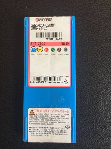原装进口数京瓷数控刀具 GMM2420 020MW PR930合金材质加工不锈钢