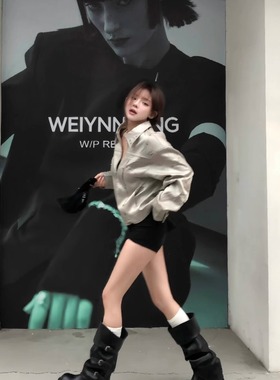 新款主推短款垫肩夹克1408-JK5127-P95(网图)