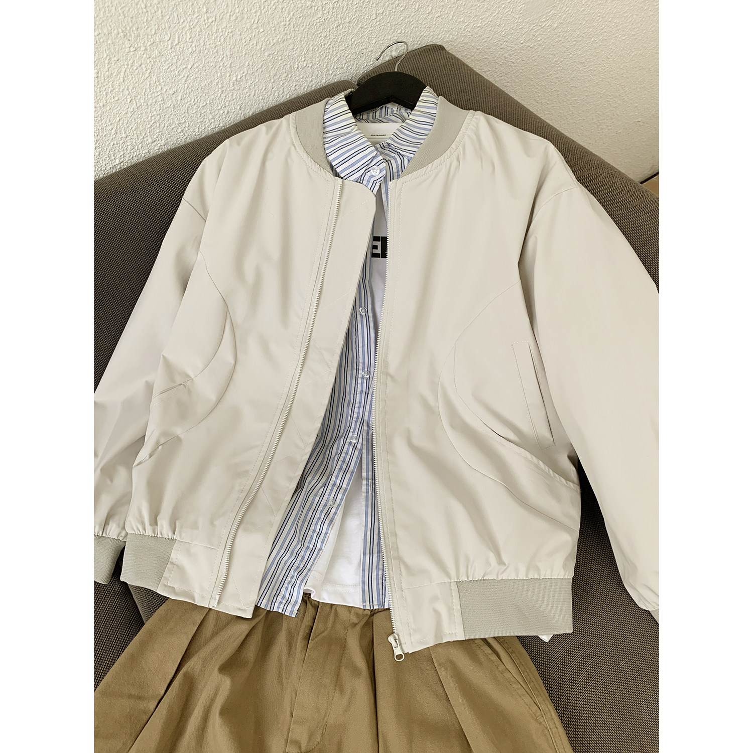 特批40新款宽松棒球服飞行员夹克1408-JK7803-P40,男装夹克,四季星座1408（原星座1613）