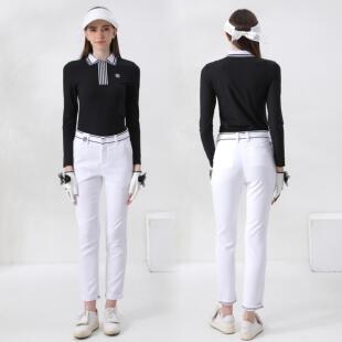 裤 子女套装 女golf服装 春秋季 上衣长裤 长袖 女衣服女裤 女 高尔夫女装