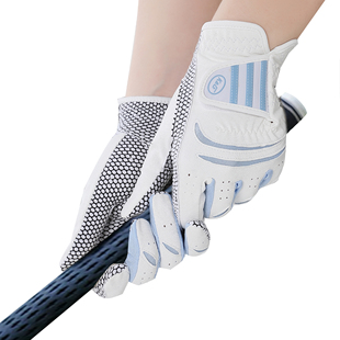 高尔夫手套女士golf球女款双手防滑耐磨透气护手出口韩版GOLF手套