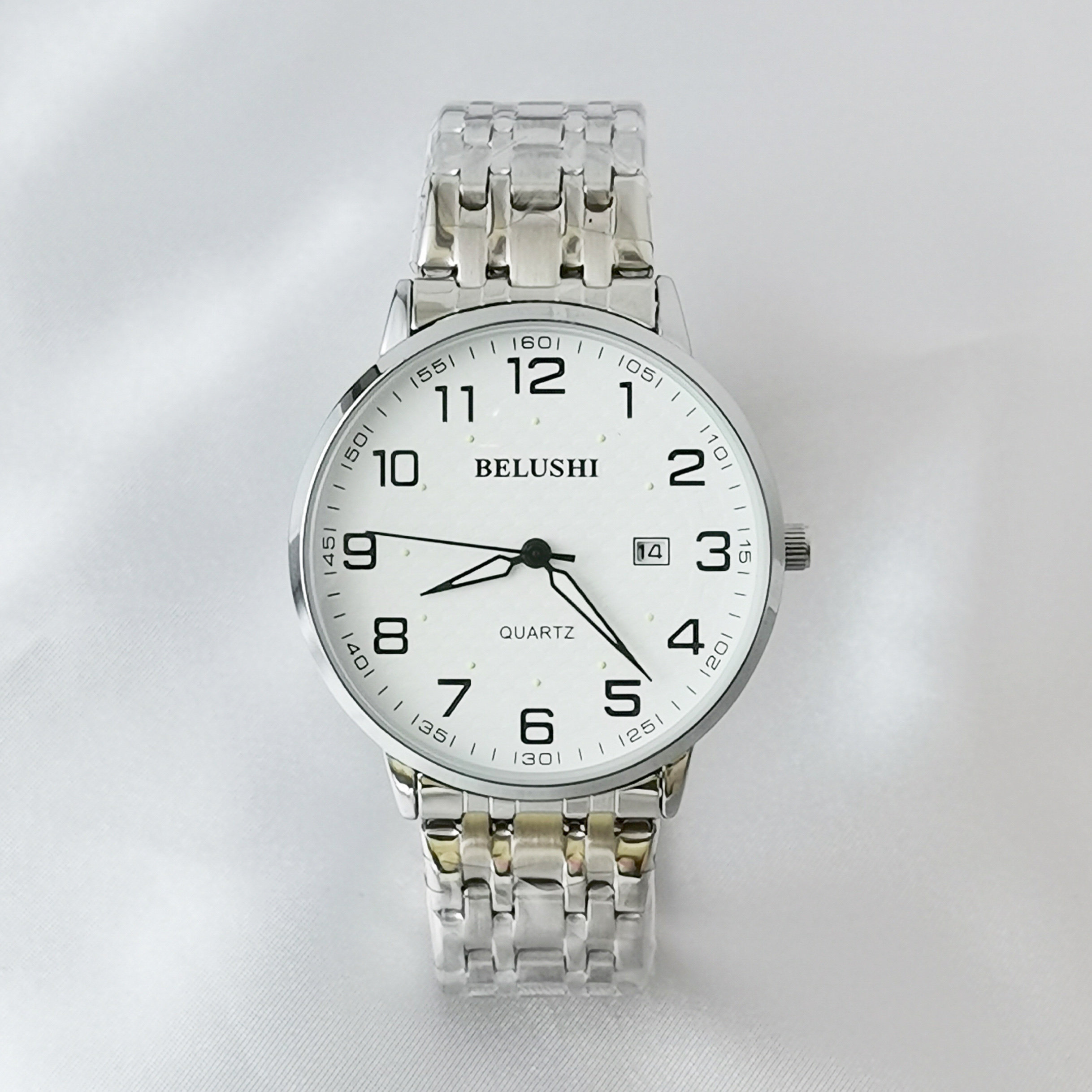 老人手表女士大数字防水夜光爸爸妈妈中老年人男款电子石英表男士