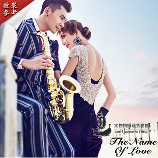 欧美风格 复古仿真塑料萨克斯婚纱成人情侣外景道具大号萨克斯模型
