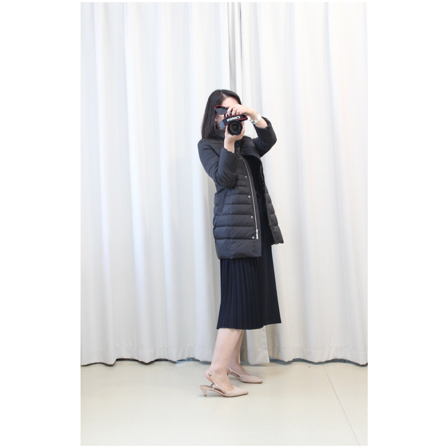 日单法式轻羽绒服女士