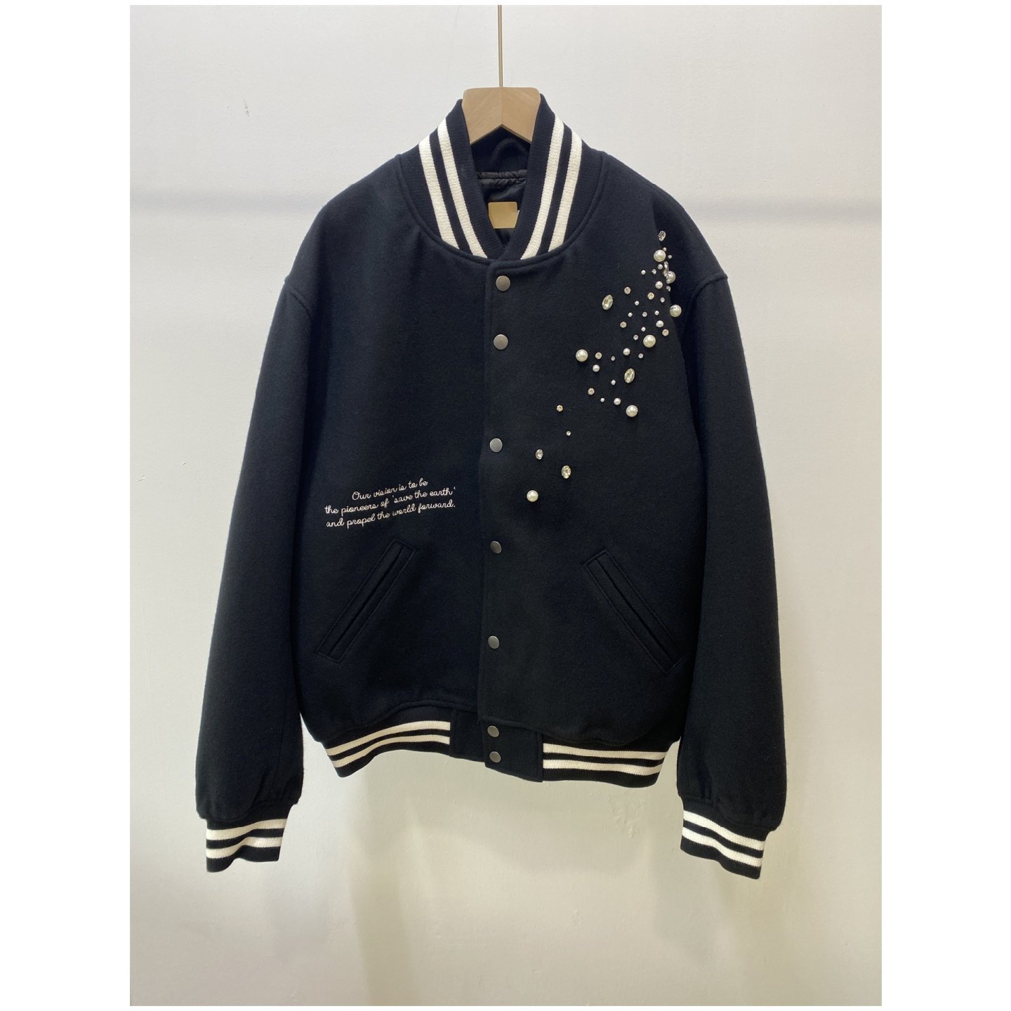 日单潮牌男士重工纯羊毛绵服棒球服高度毛呢,男装,棒球夹克,淘宝优惠券,粉丝福利购,淘宝优惠卷