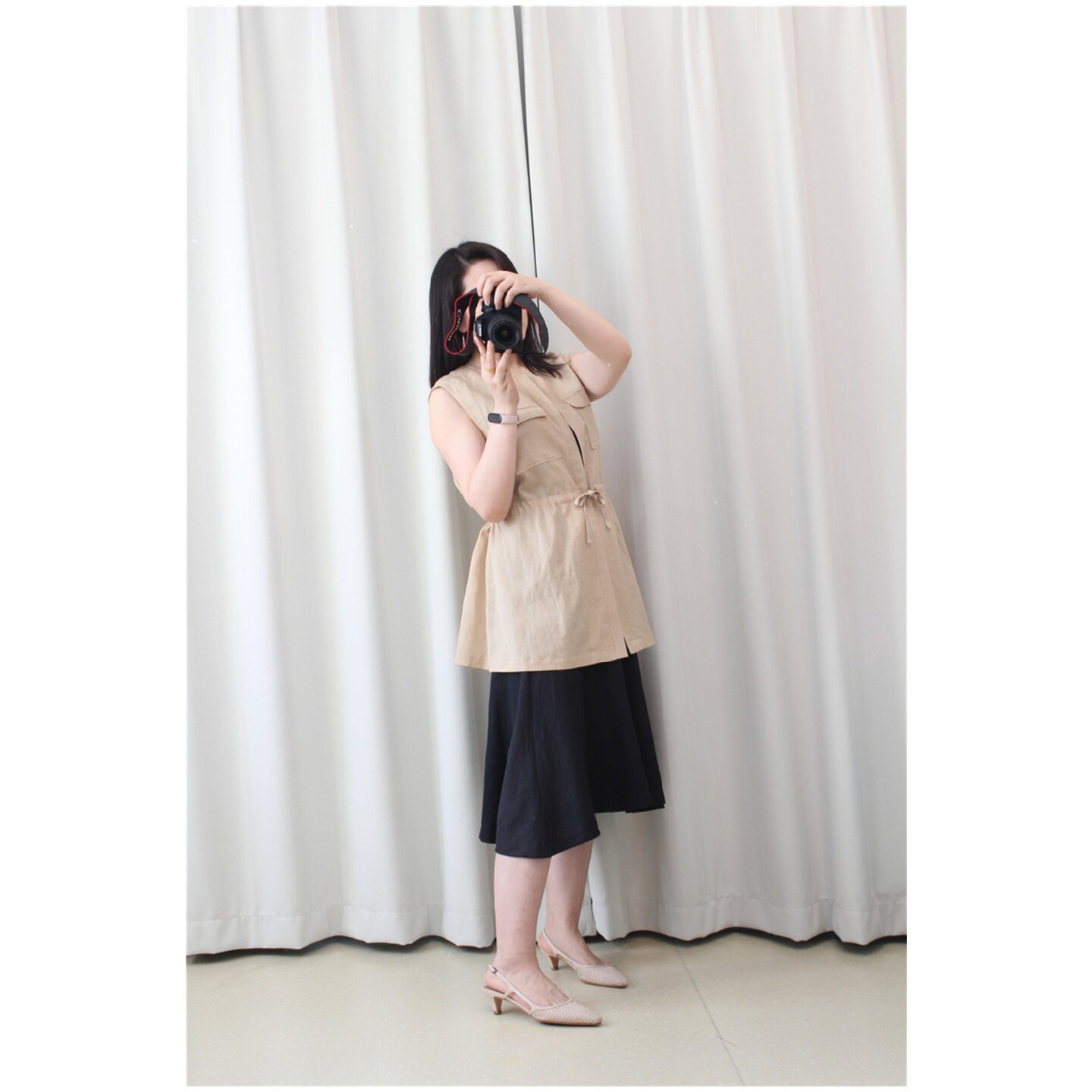 日本高端联名款棉麻春夏马夹女