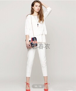 CKY洋溢着时尚 日单贵牌 收敛感女裤 八九分裤 气息 1.7W