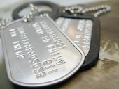 美军在役身份牌定制DOGTAG凸版 机器制作 姓名牌士兵牌狗牌进口原版