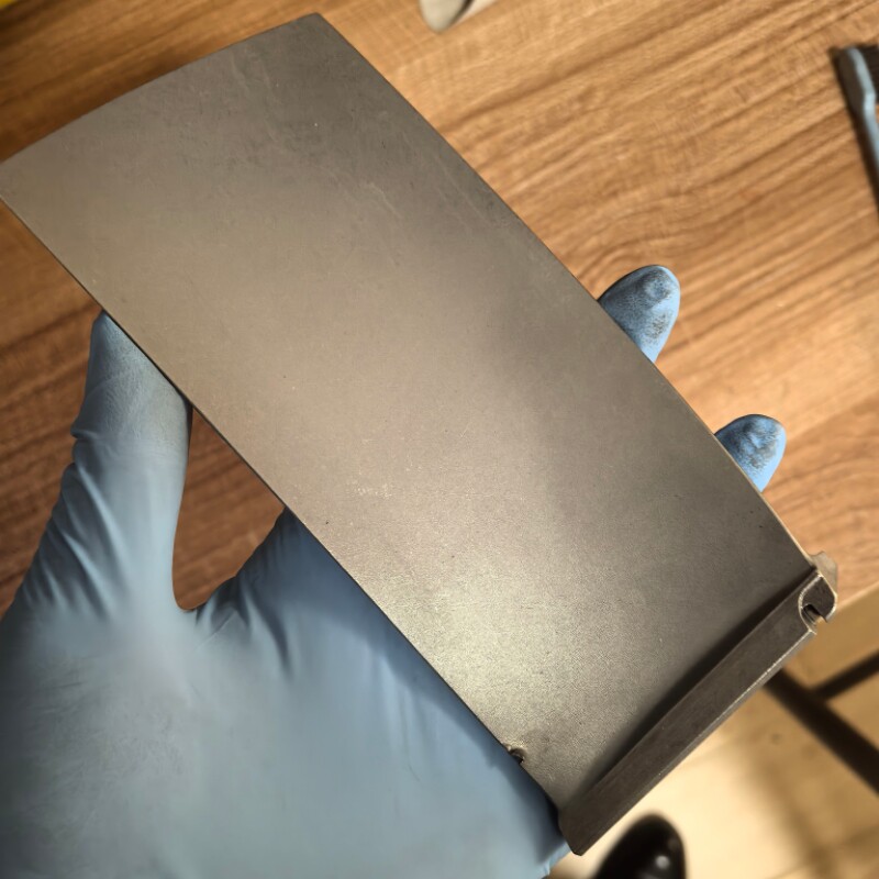 歼5战机拆机大叶片涡喷五-丁型發动机压气机第六级叶片高温合金钢