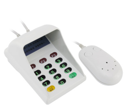 密码数字键盘带语音pos终端机外接有线防窥收银USB防窥语音新疆