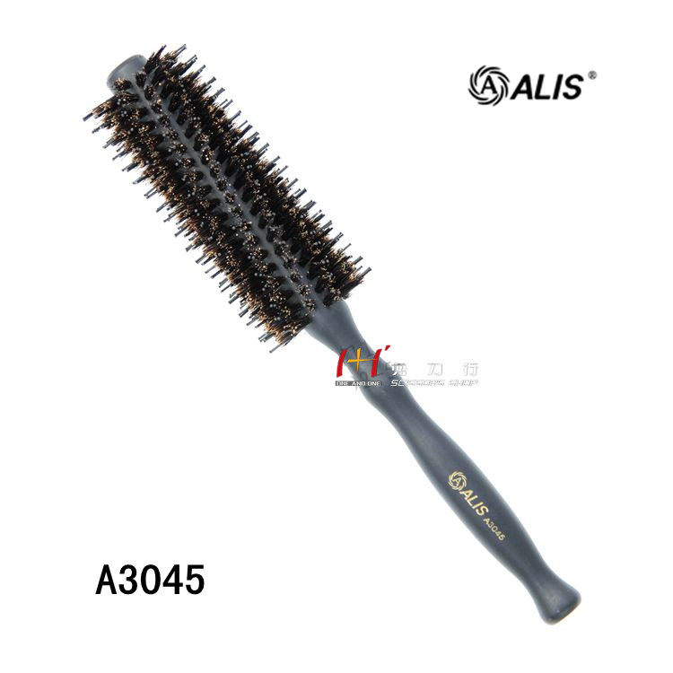 美发专用台湾爱丽丝专业吹卷直美发专用造型滚梳 葫芦形手柄