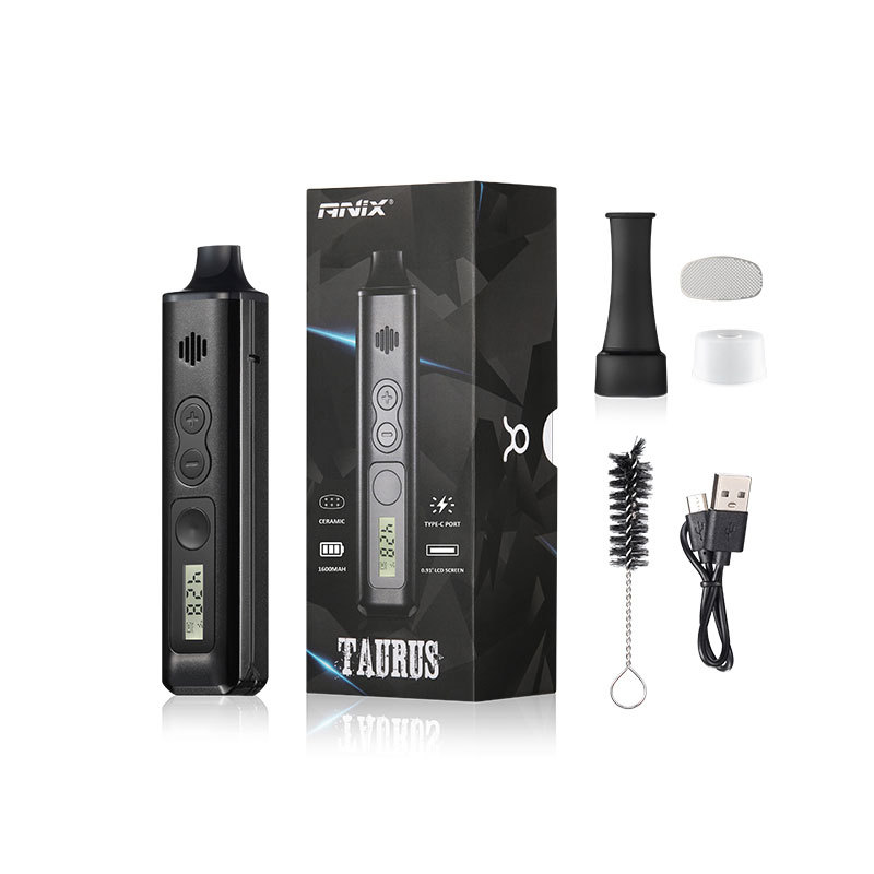 新款干烧烟斗套装Taurus dry herb vaporizer 温控干草蒸发器pipe