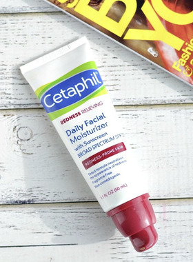 现货CETAPHIL Redness丝塔芙抗红修护红血丝舒缓日霜SPF20 50g