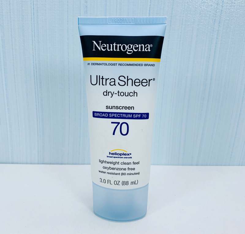 现货美版露得清蓝管Ulta Sheer清爽低敏高倍防晒霜乳液海滩SPF70