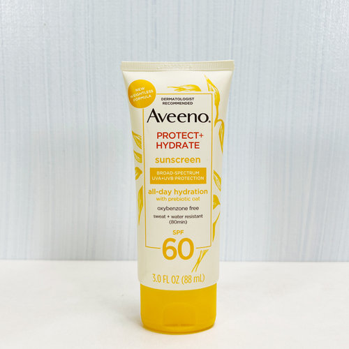 美版Aveeno艾惟诺无油防水保湿燕麦滋润防晒霜乳SPF60成人婴幼儿