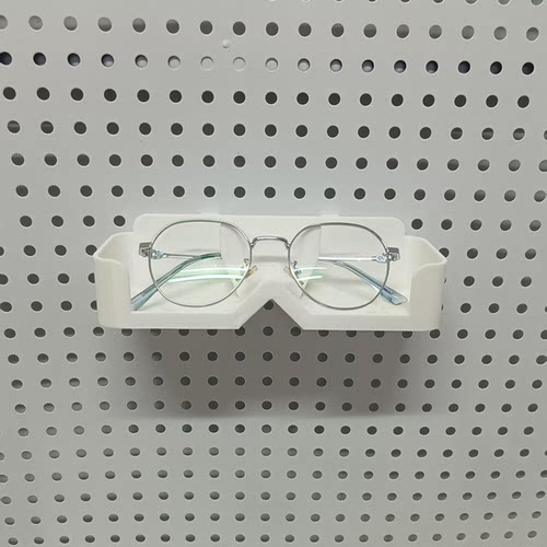 圆孔洞洞板配件 眼镜收纳盒眼镜支架展示架墨镜太阳镜放置架