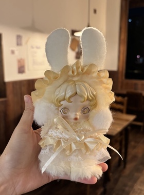 sp光织园天使娃衣黄色系奶油泡泡自嘲熊公仔裙高颜值10cm